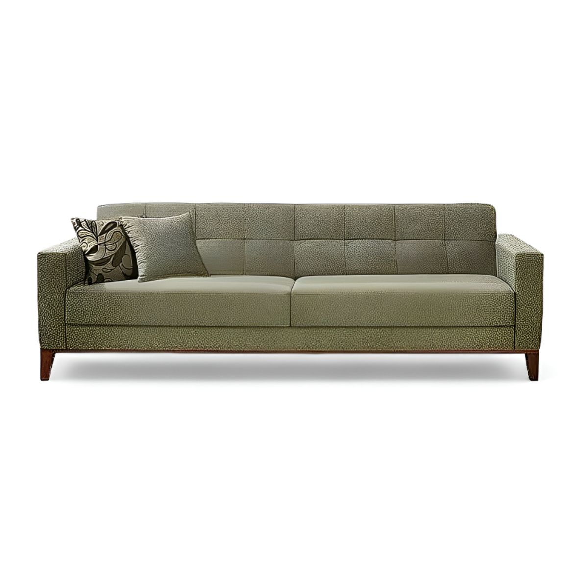 HOGAR & SPACIOS - HYS SOFA 3 CUERPOS GARGUEL MARRON CLARO