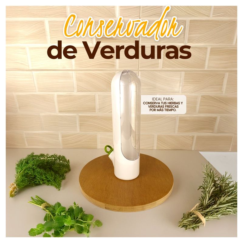 STONE - Conservador De Hierbas Verduras Frescas - Deco Stone