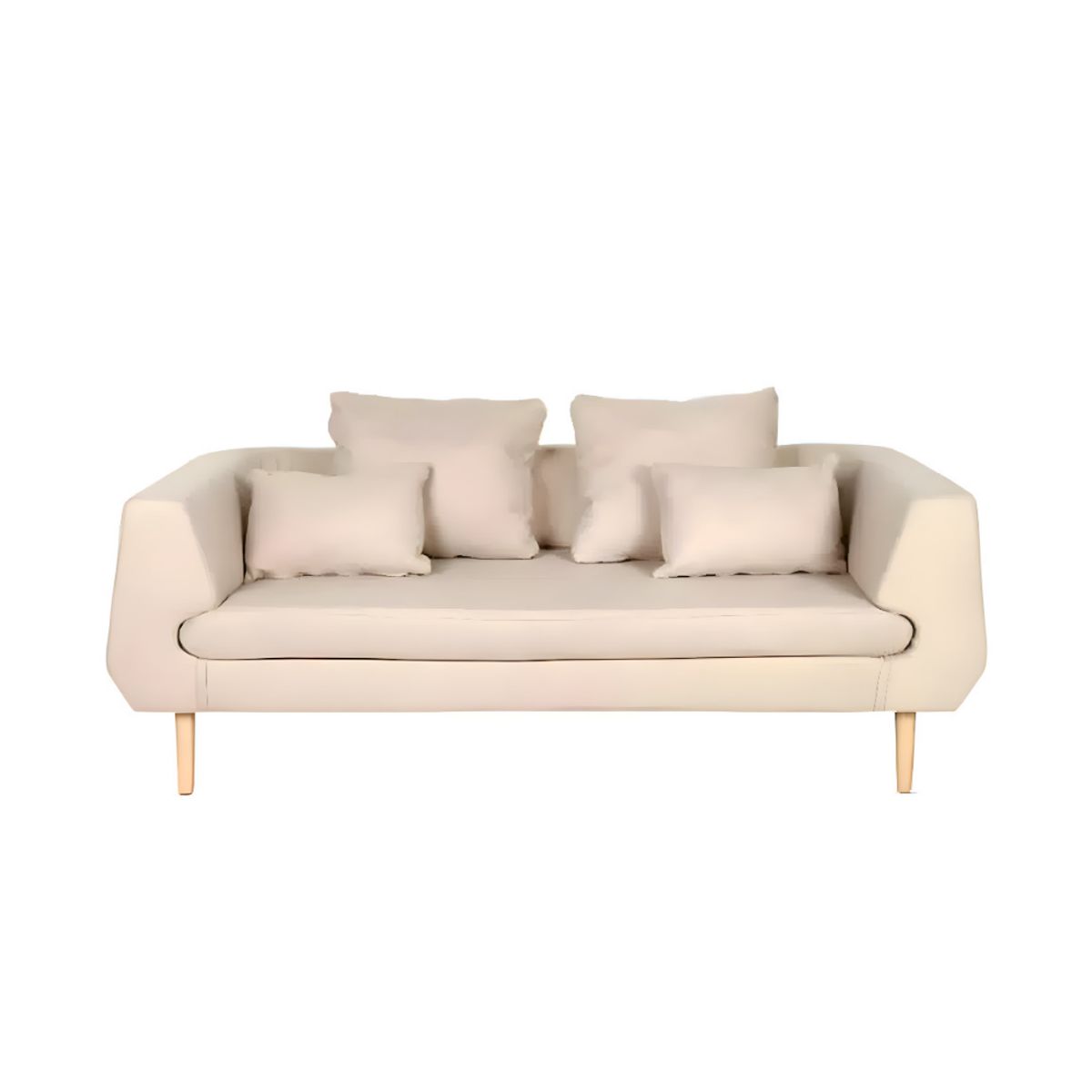 HOGAR & SPACIOS - HYS SOFA 3 CUERPOS CIBELES BEIGE