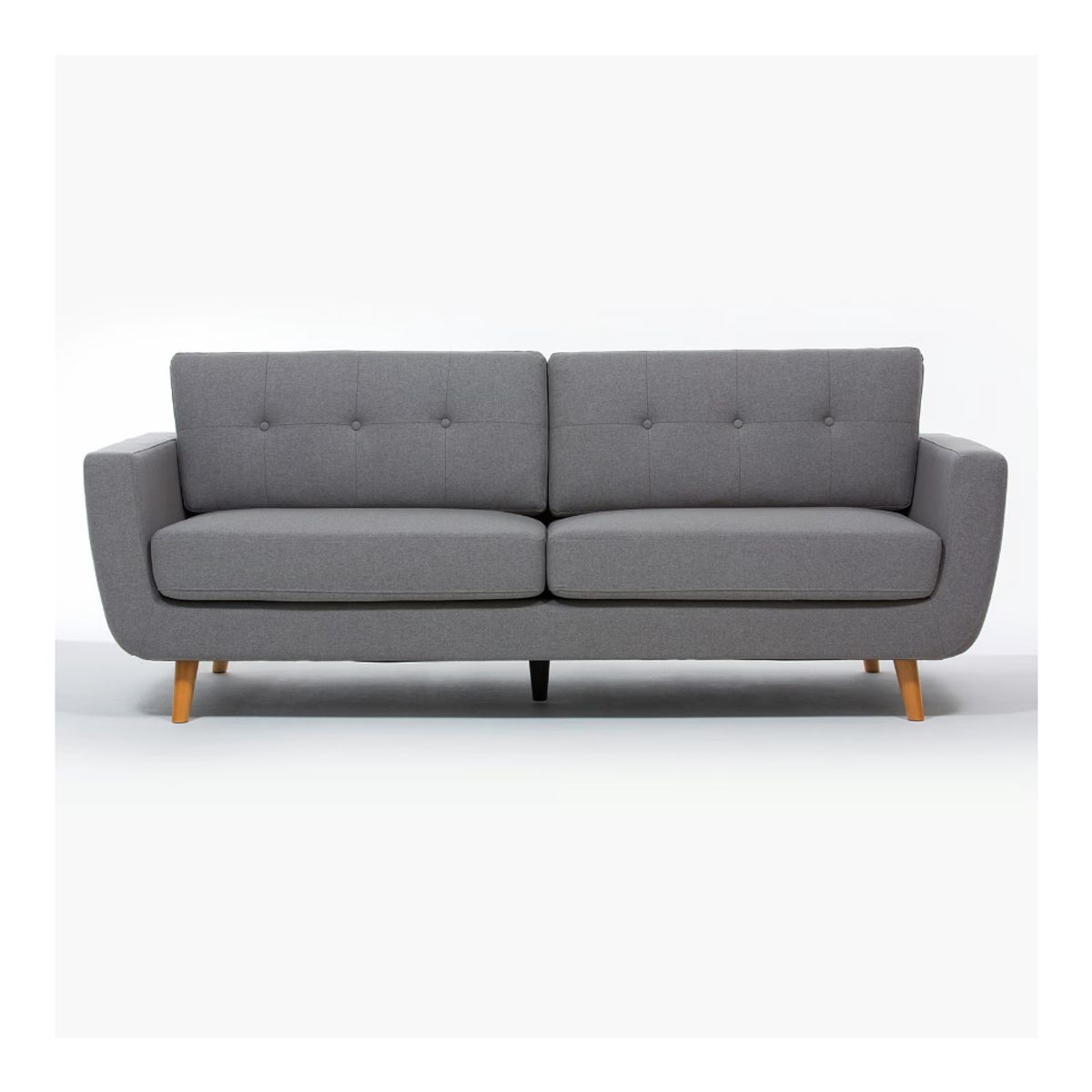 HOGAR & SPACIOS - HYS SOFA 3 CUERPOS CAIRO GRIS