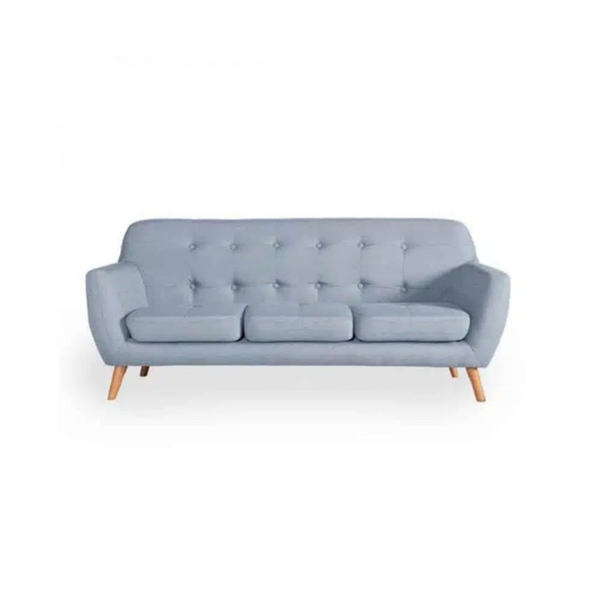 HOGAR & SPACIOS - HYS SOFA 3 CUERPOS BLEN GRIS PIZARRA