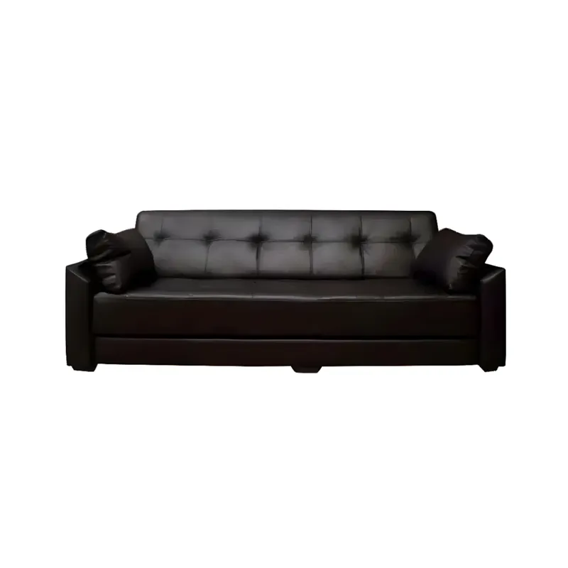HOGAR & SPACIOS - HYS SOFA 3 CUERPOS BELEM NEGRO