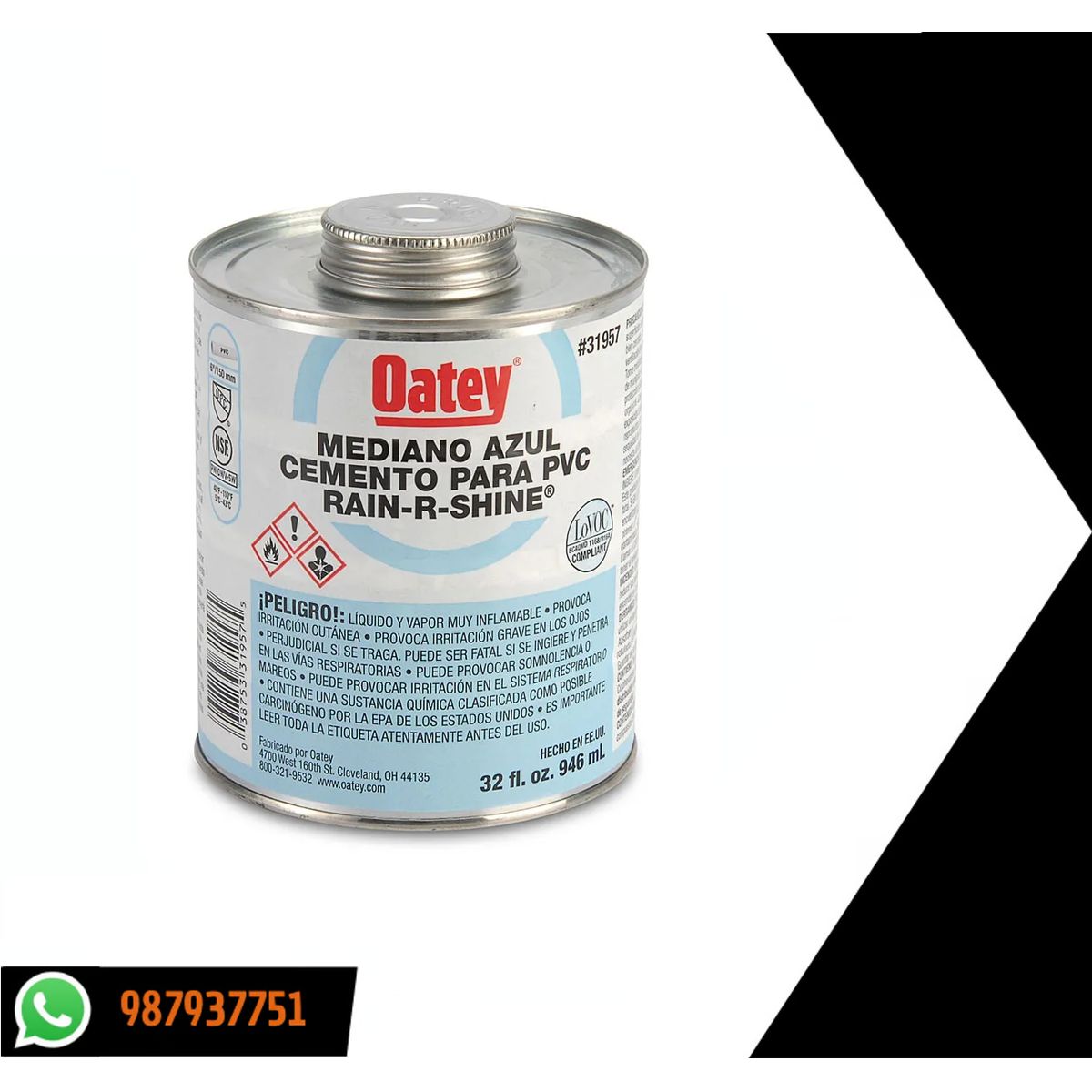 GENERICO - PEGAMENTO OATEY AZUL 946ML