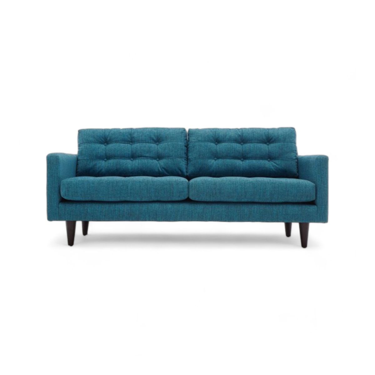 HOGAR & SPACIOS - HYS SOFA 3 CUERPOS APOSTOL AZUL ACERO