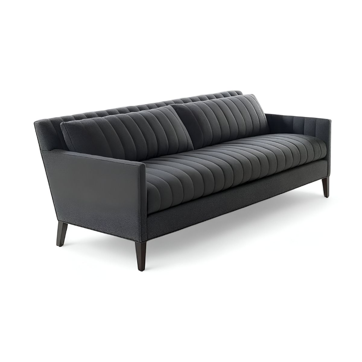 HOGAR & SPACIOS - HYS SOFA 3 CUERPOS AETOS GRIS OSCURO