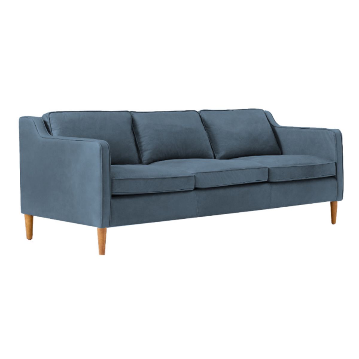 HOGAR & SPACIOS - HYS SOFA 3 CUERPOS ACUARIO AZUL CADETE