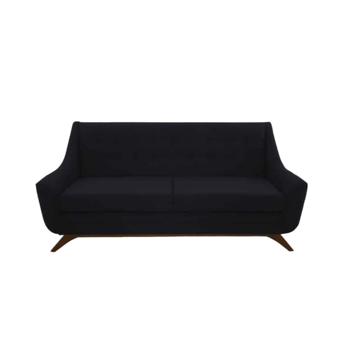 HOGAR & SPACIOS - HYS SOFA 2 CUERPOS SORNEL NEGRO