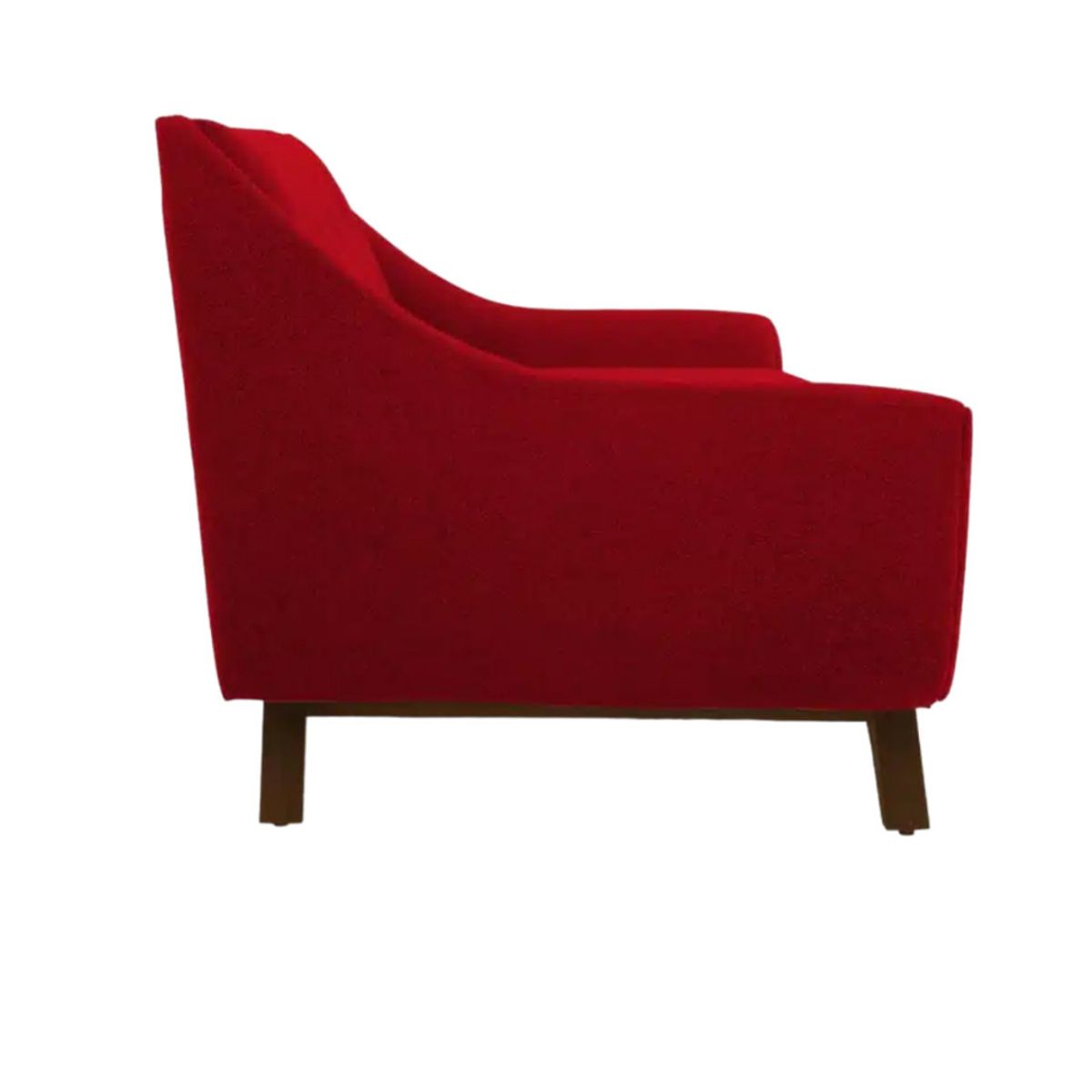 HOGAR & SPACIOS - HYS SOFA 2 CUERPOS SORNEL ROJO OSCURO