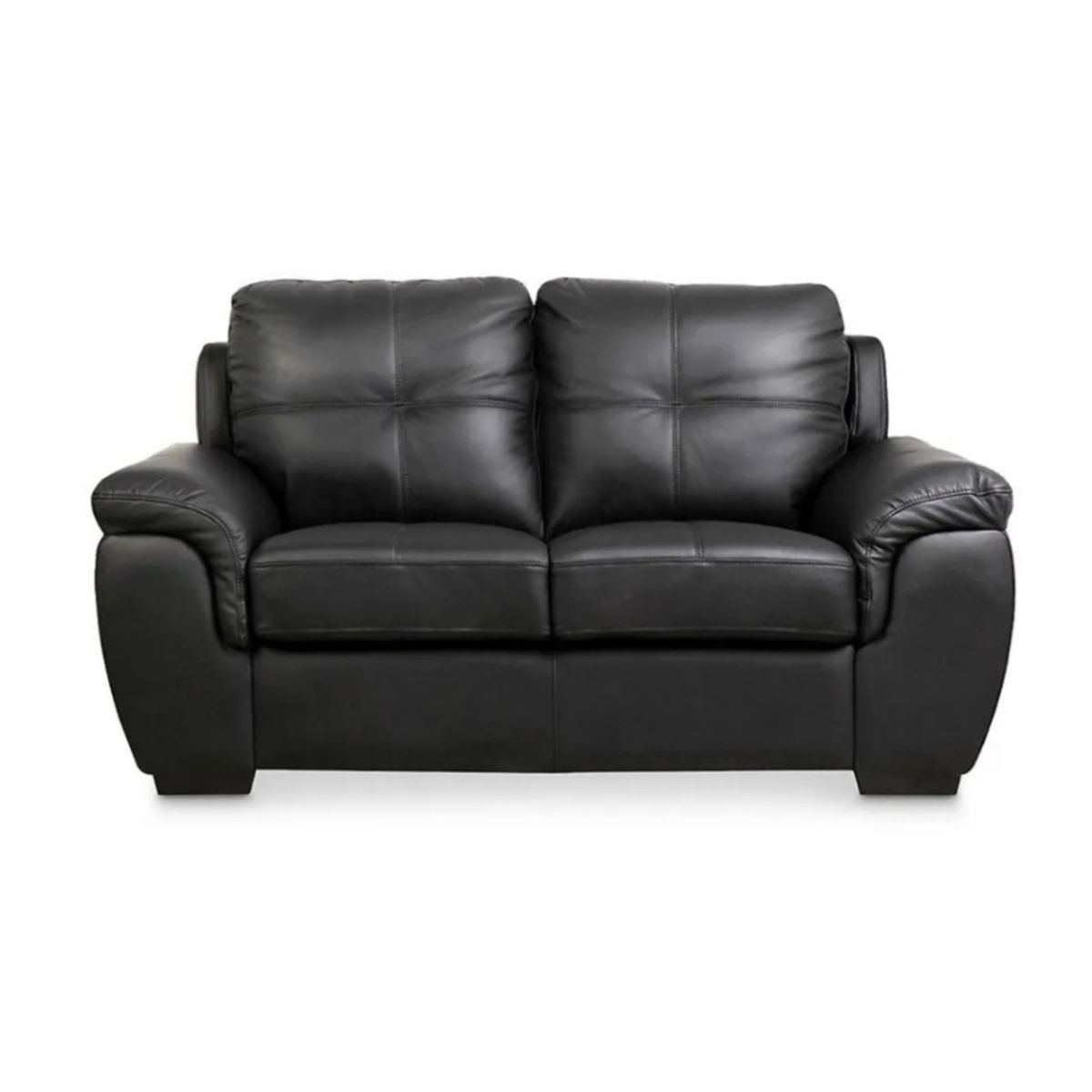 HOGAR & SPACIOS - HYS SOFA 2 CUERPOS ROMEO NEGRO