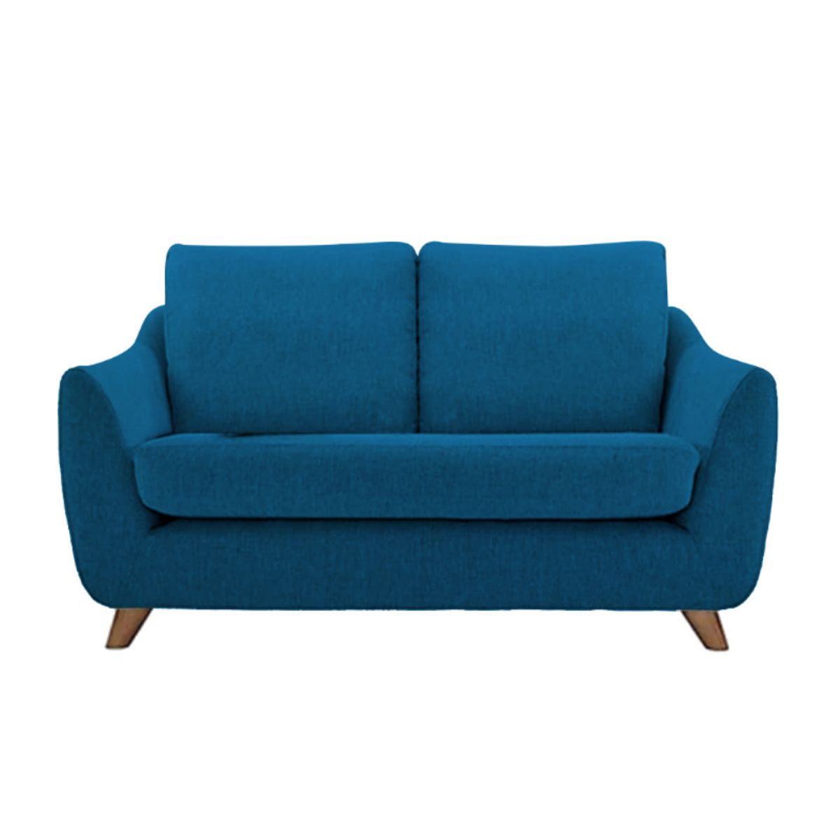 HOGAR & SPACIOS - HYS SOFA 2 CUERPOS LOUIS AZUL ACERO