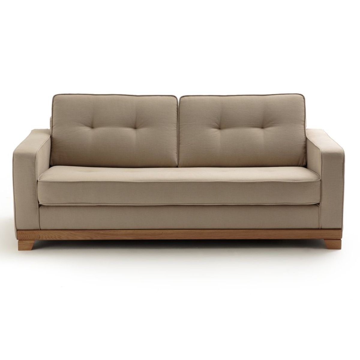HOGAR & SPACIOS - HYS SOFA 2 CUERPOS NAUTRI BEIGE