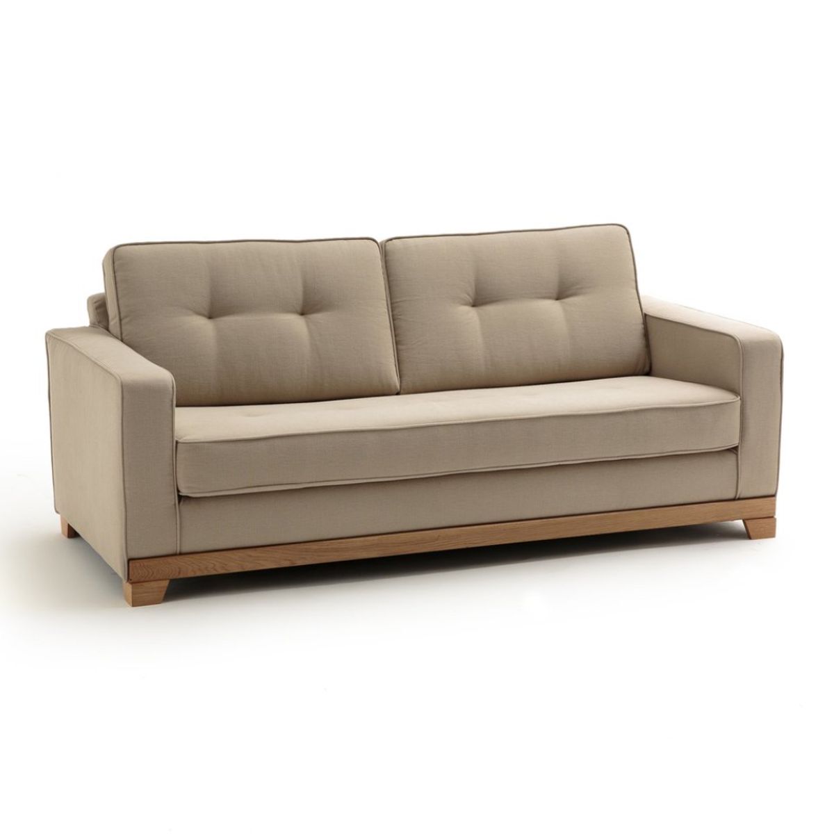 HOGAR & SPACIOS - HYS SOFA 2 CUERPOS NAUTRI BEIGE