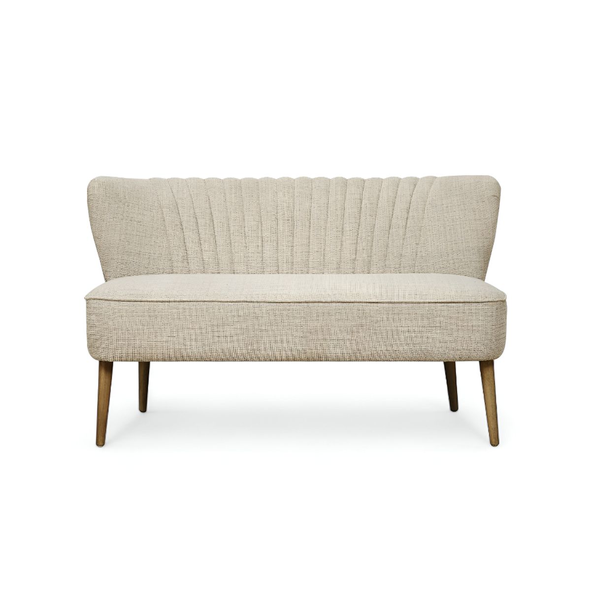 HOGAR & SPACIOS - HYS SOFA 2 CUERPOS EMILY GRIS CLARO