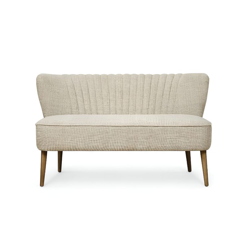 HOGAR & SPACIOS - HYS SOFA 2 CUERPOS EMILY GRIS CLARO