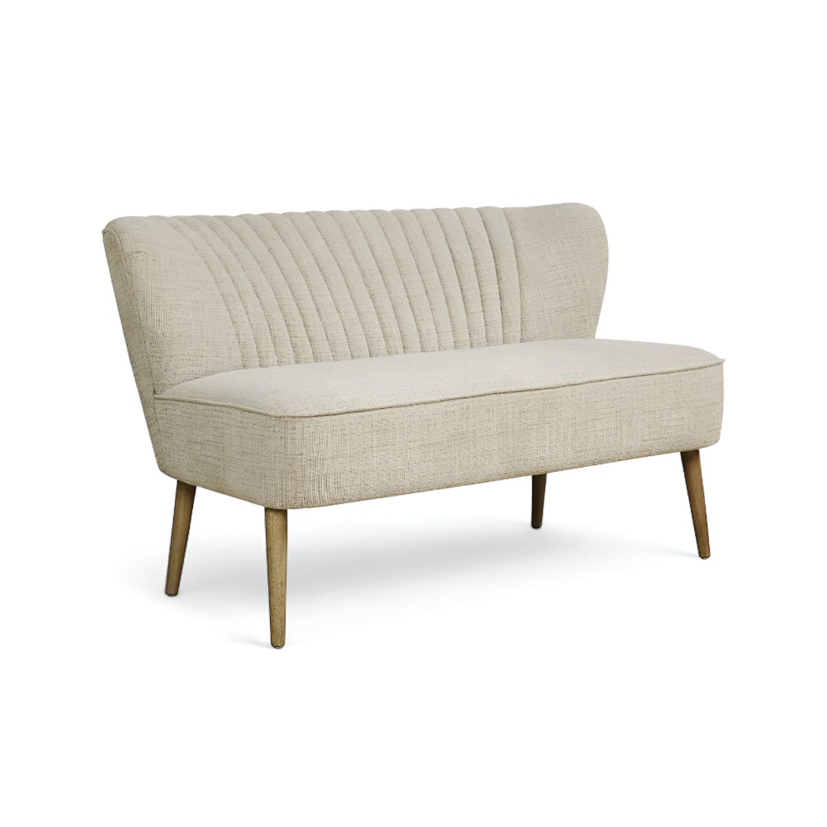 HOGAR & SPACIOS - HYS SOFA 2 CUERPOS EMILY GRIS CLARO