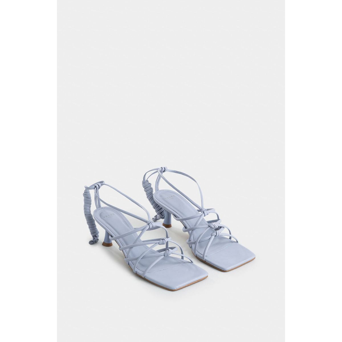 VELEZ - Vélez Sandalia Tacón Viena Cuero Para Mujer Capellada Lila