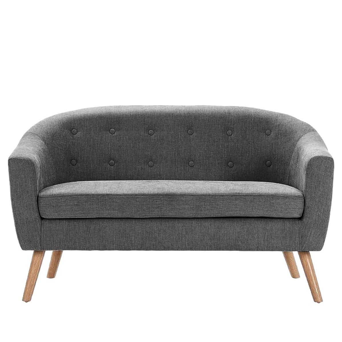 HOGAR & SPACIOS - HYS SOFA 2 CUERPOS AUTTY GRIS