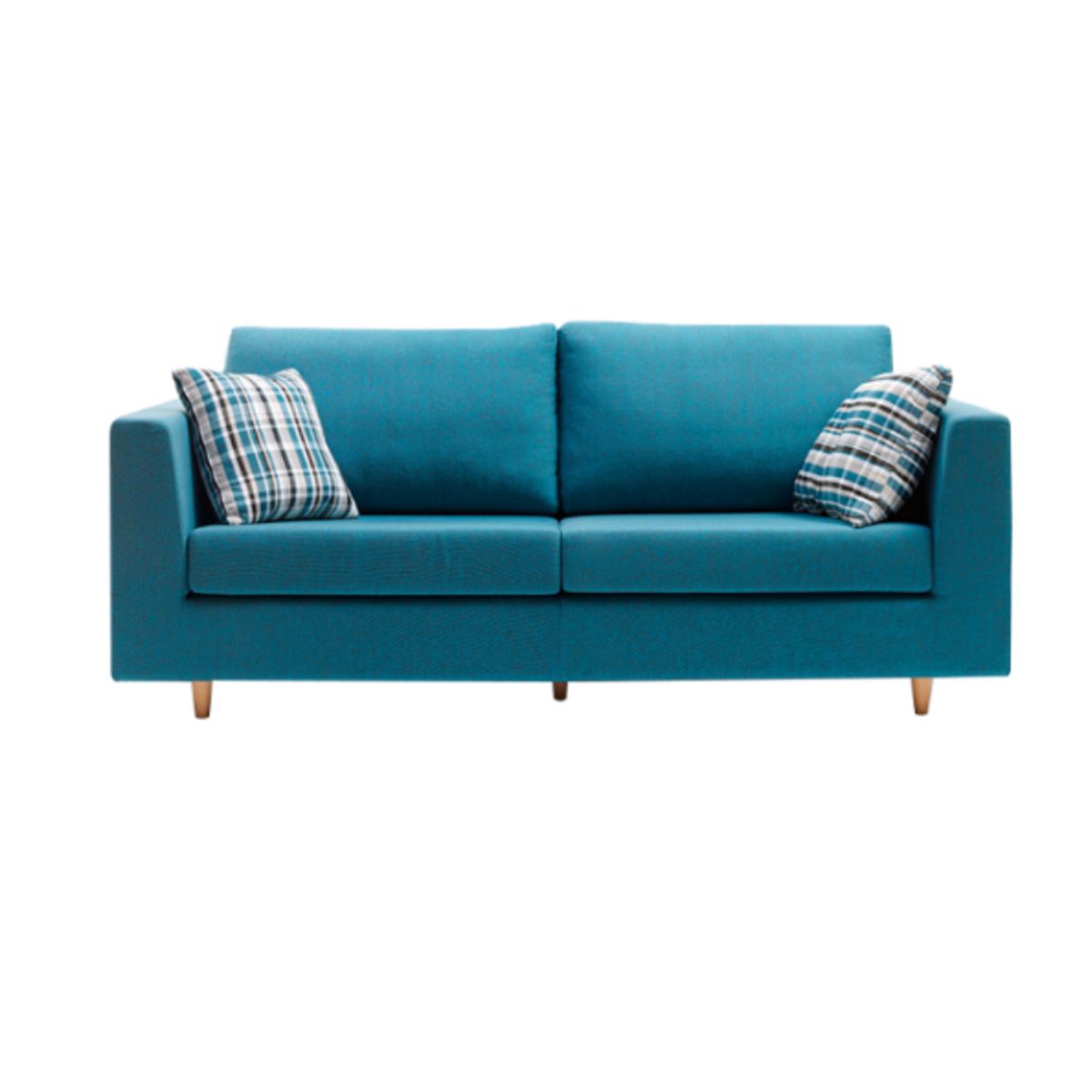 HOGAR & SPACIOS - HYS SOFA 2 CIERPOS DIANA AZUL CADETE