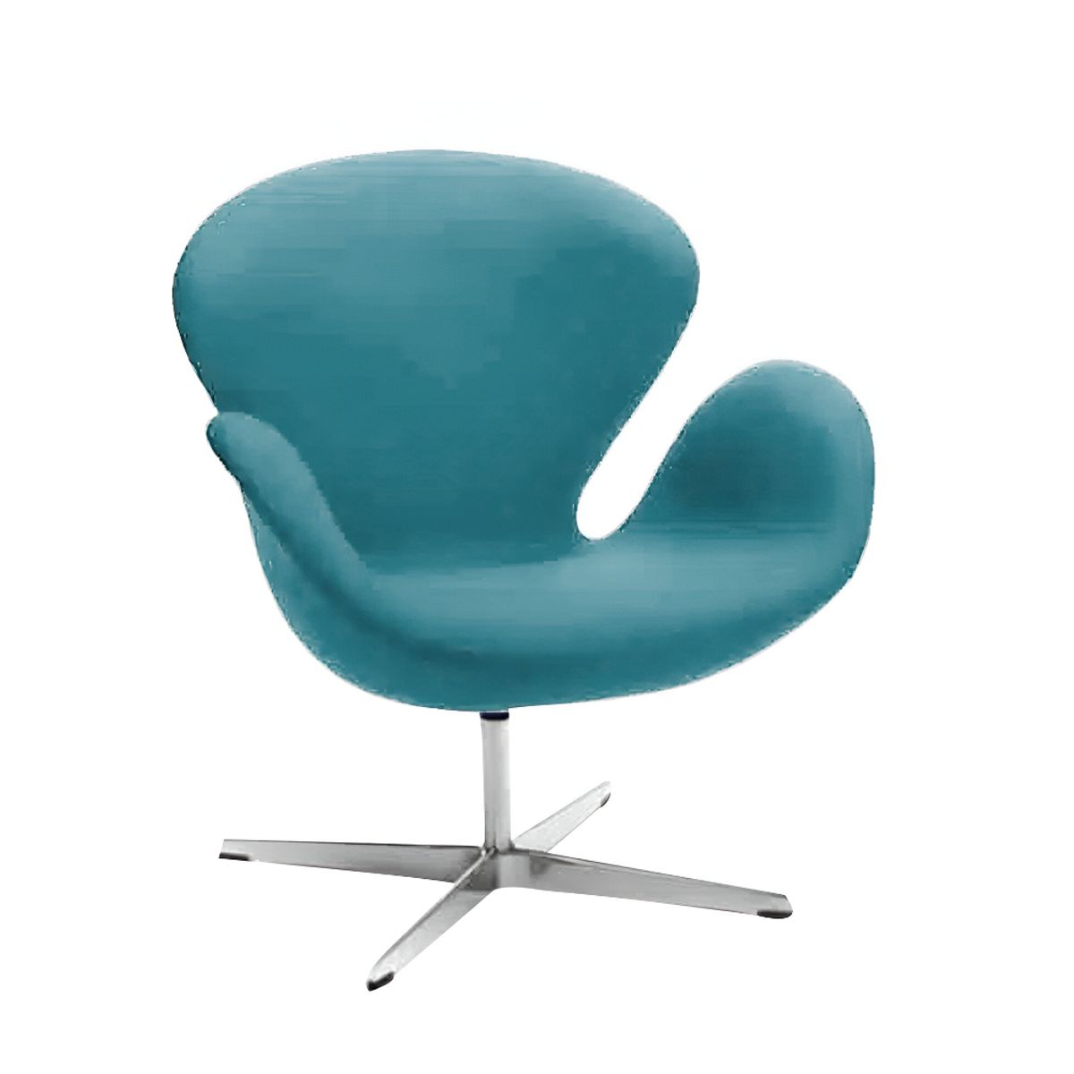 HOGAR & SPACIOS - HYS SILLON SWAN CELESTE AGUA