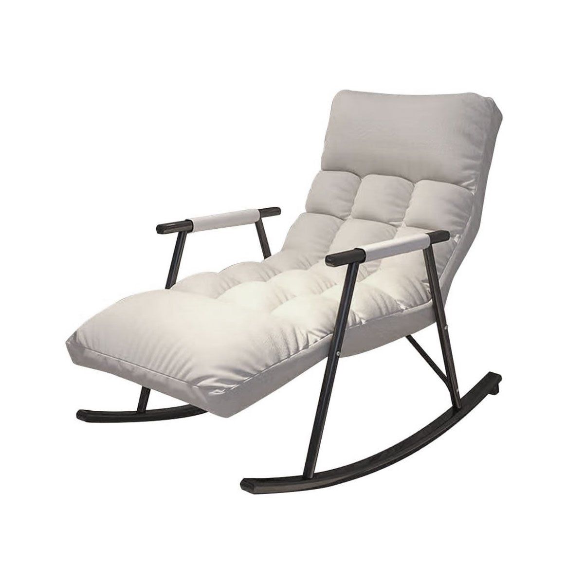 GENERICO - Silla Sillón Mecedora Reposera Terraza Playera Hogar Blanca