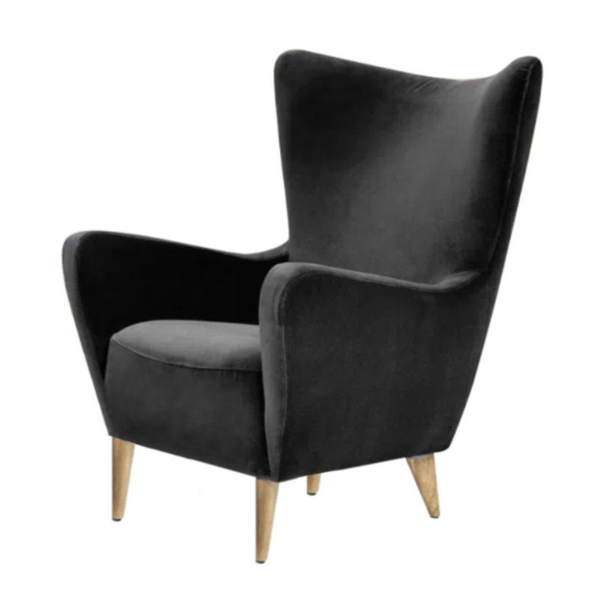 HOGAR & SPACIOS - HYS SILLON NATOS BANQUETA NEGRO