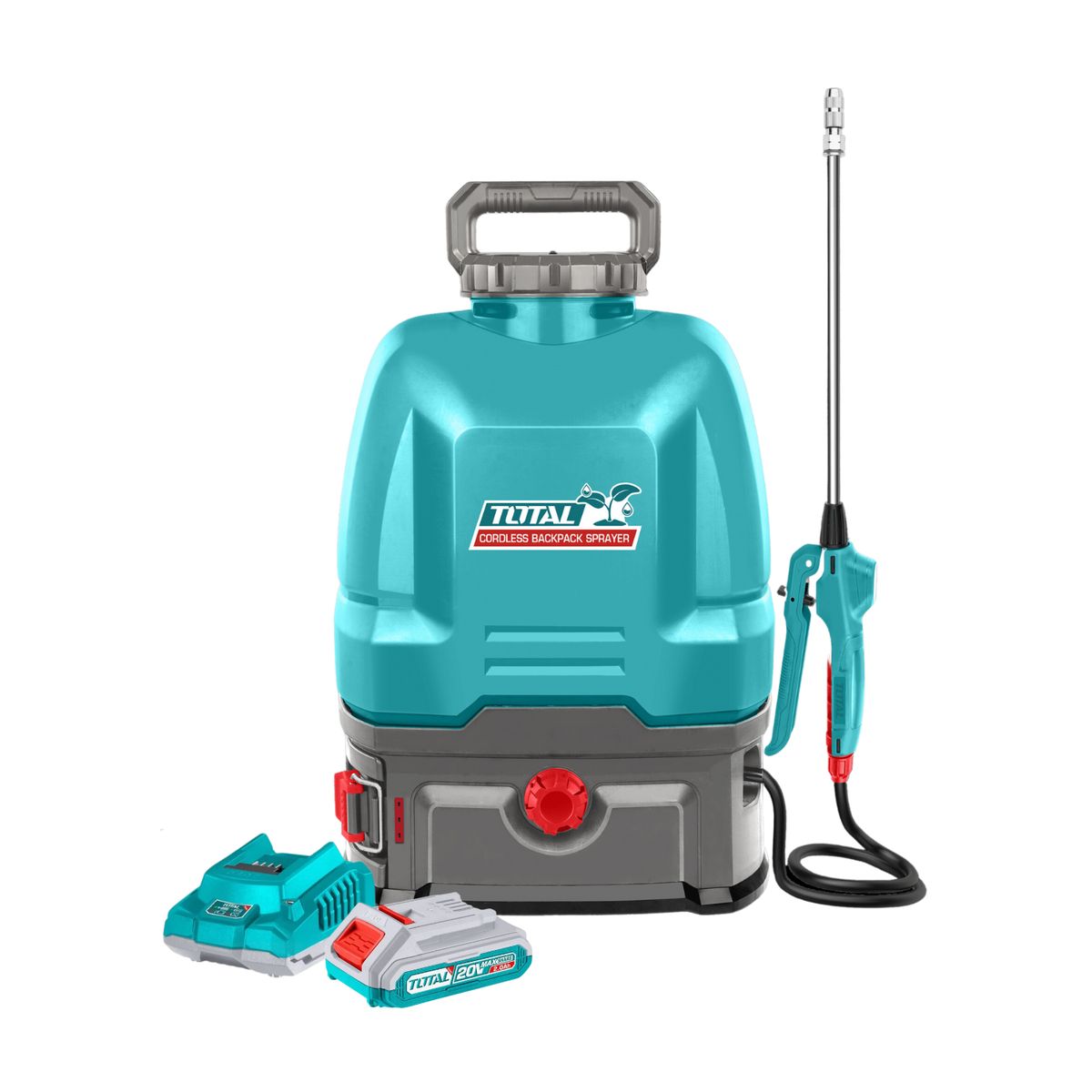 TOTAL TOOLS - Mochila fumigadora inalambrica 16 litros Total