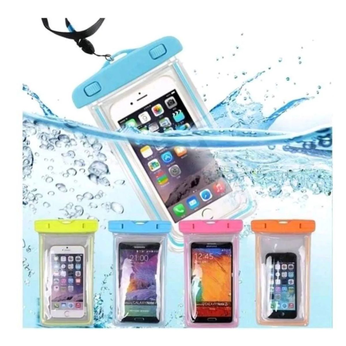 GENERICO - Funda Protector Acuática Impermeable Para Celulares