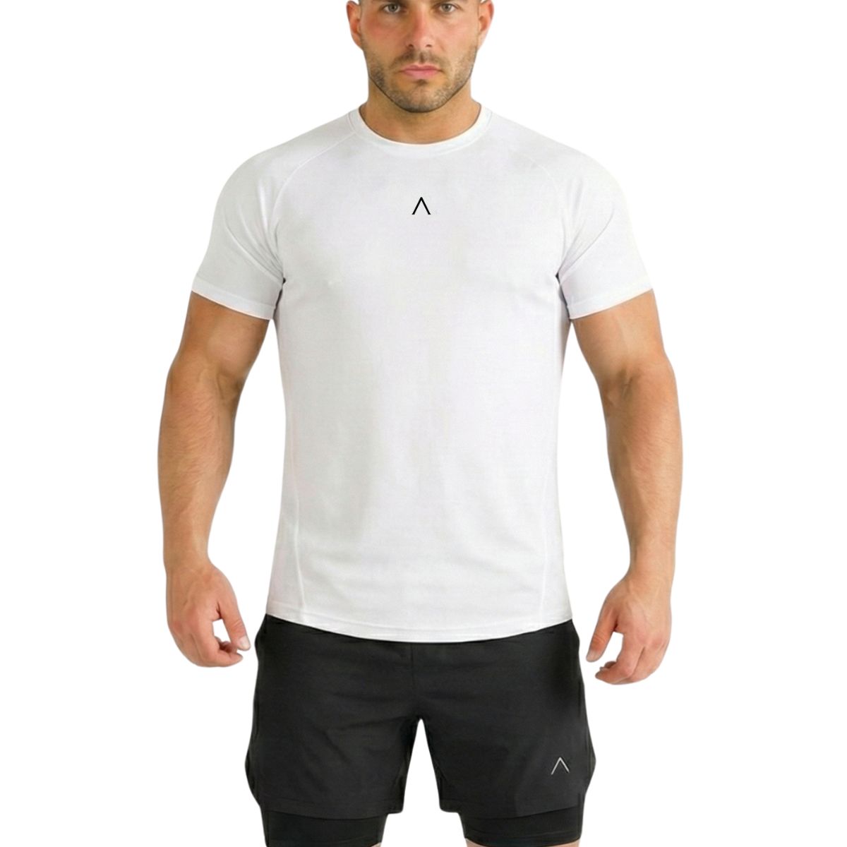 ALPHA FIT - Polo deportivo hombre - Polo de compresion - Ropa gym - Alphafit