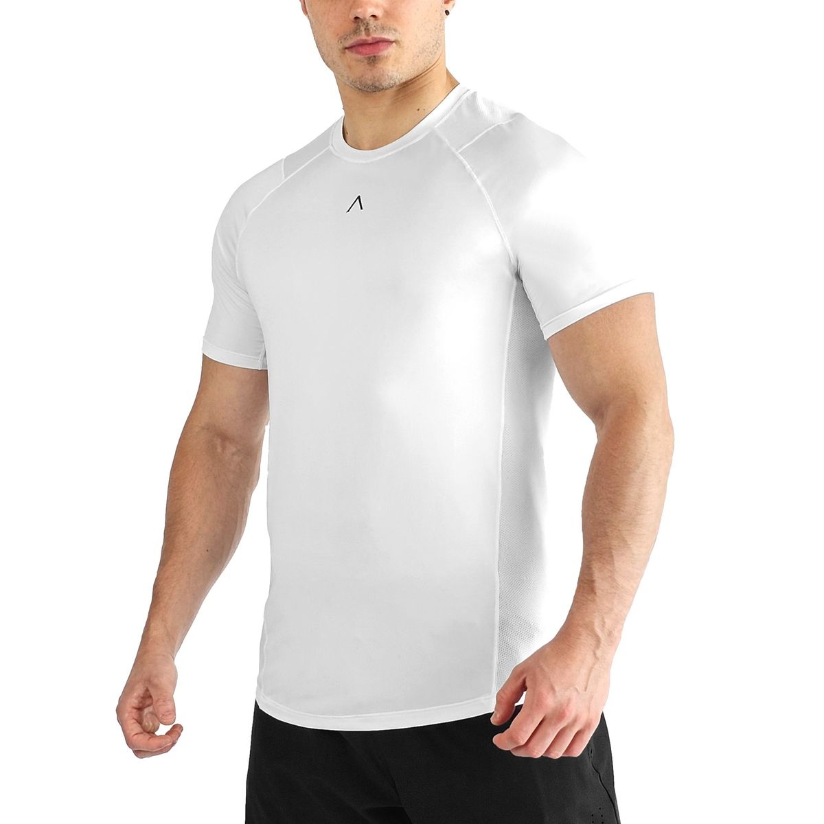 ALPHA FIT - Polo deportivo hombre - Polo de compresion - Ropa gym - Alphafit