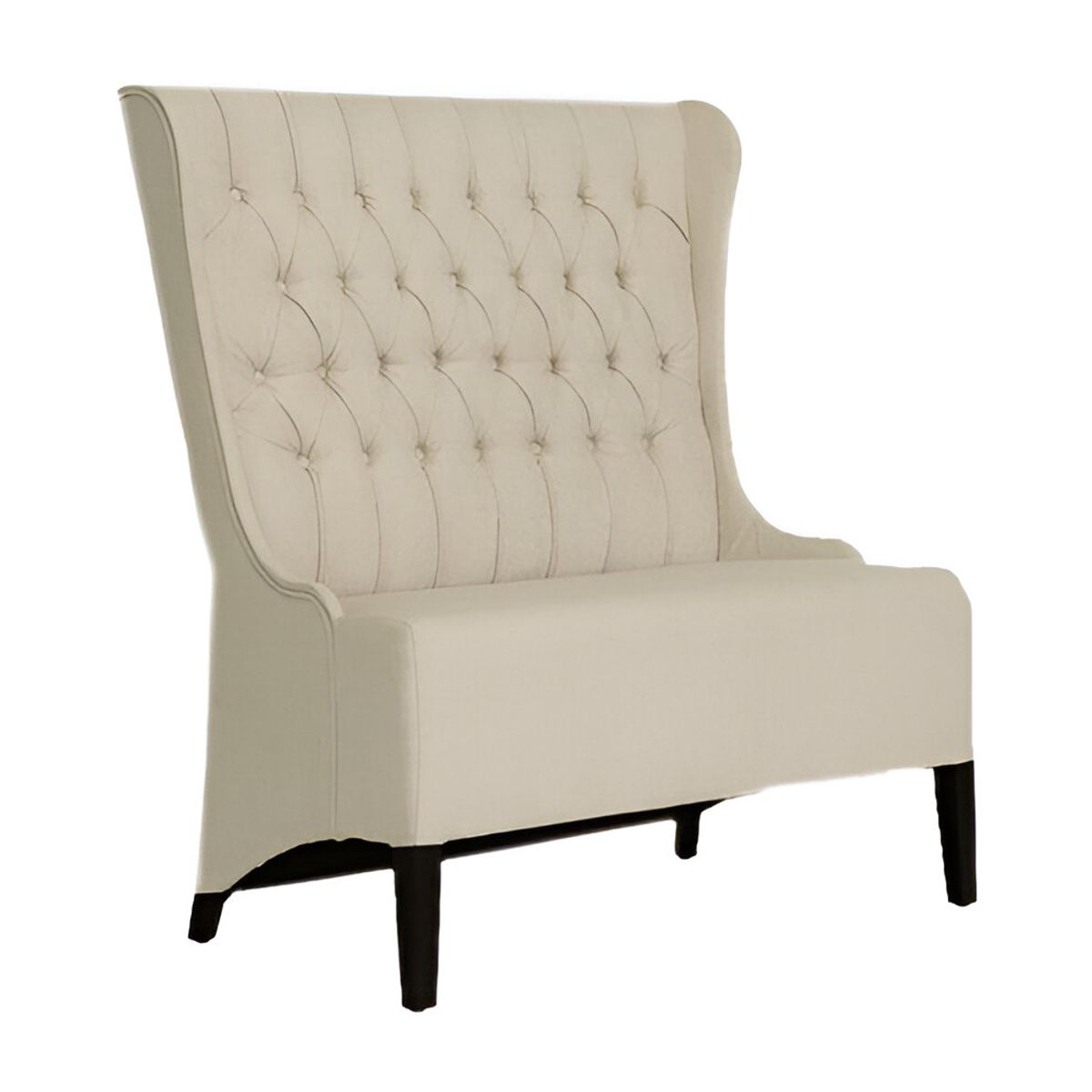HOGAR & SPACIOS - HYS SILLON DEFY CAPITONE BLANCO