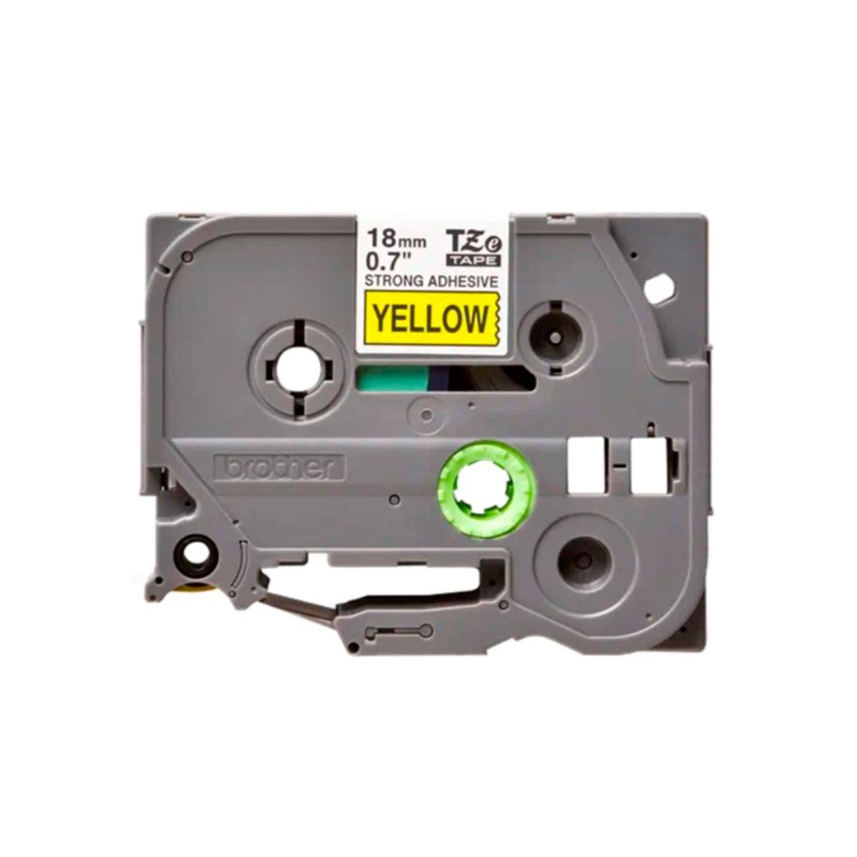 BROTHER - CINTA BROTHER TZES641 NEGRO SOBRE AMARILLO 18MM  PN TZES641