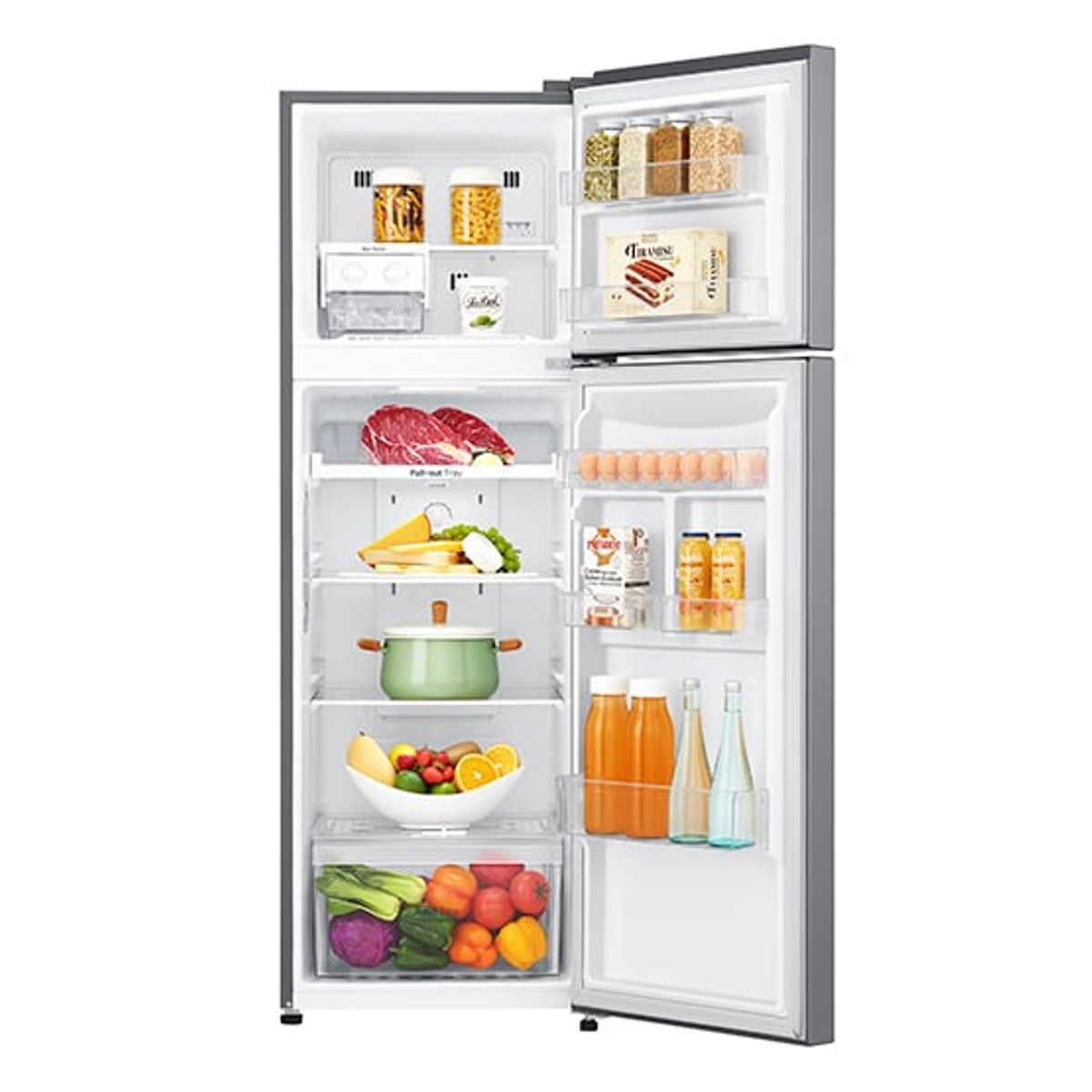 LG - Refrigeradora Top Freezer 254L con Múltiple Flujo de Aire