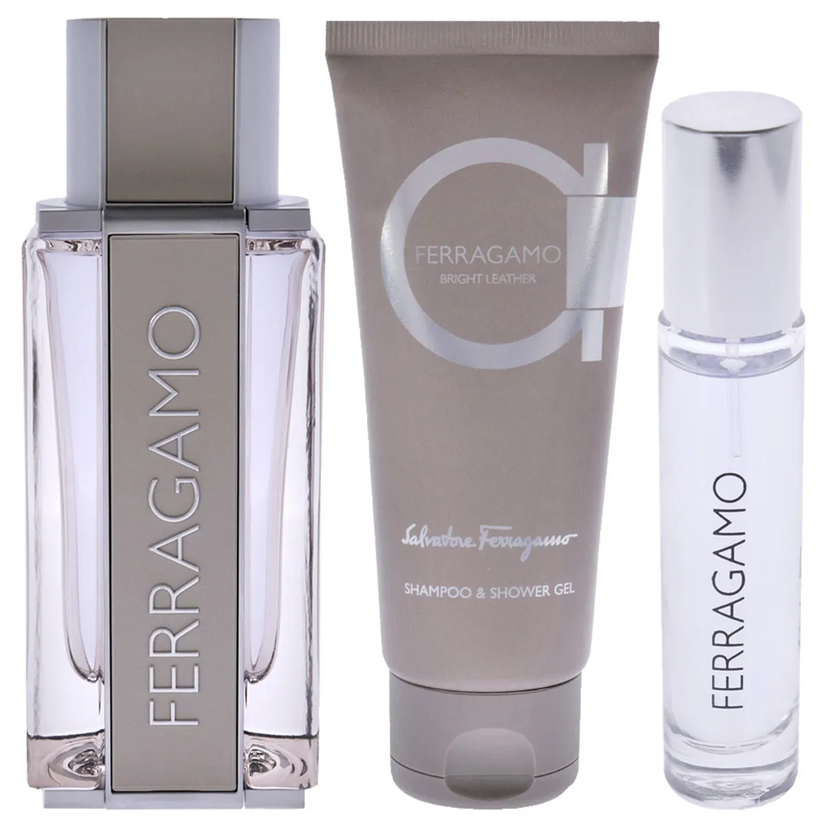 SALVATORE FERRAGAMO - Ferragamo Bright Leather SetEDT100ml+Gel Salvatore Ferragamo