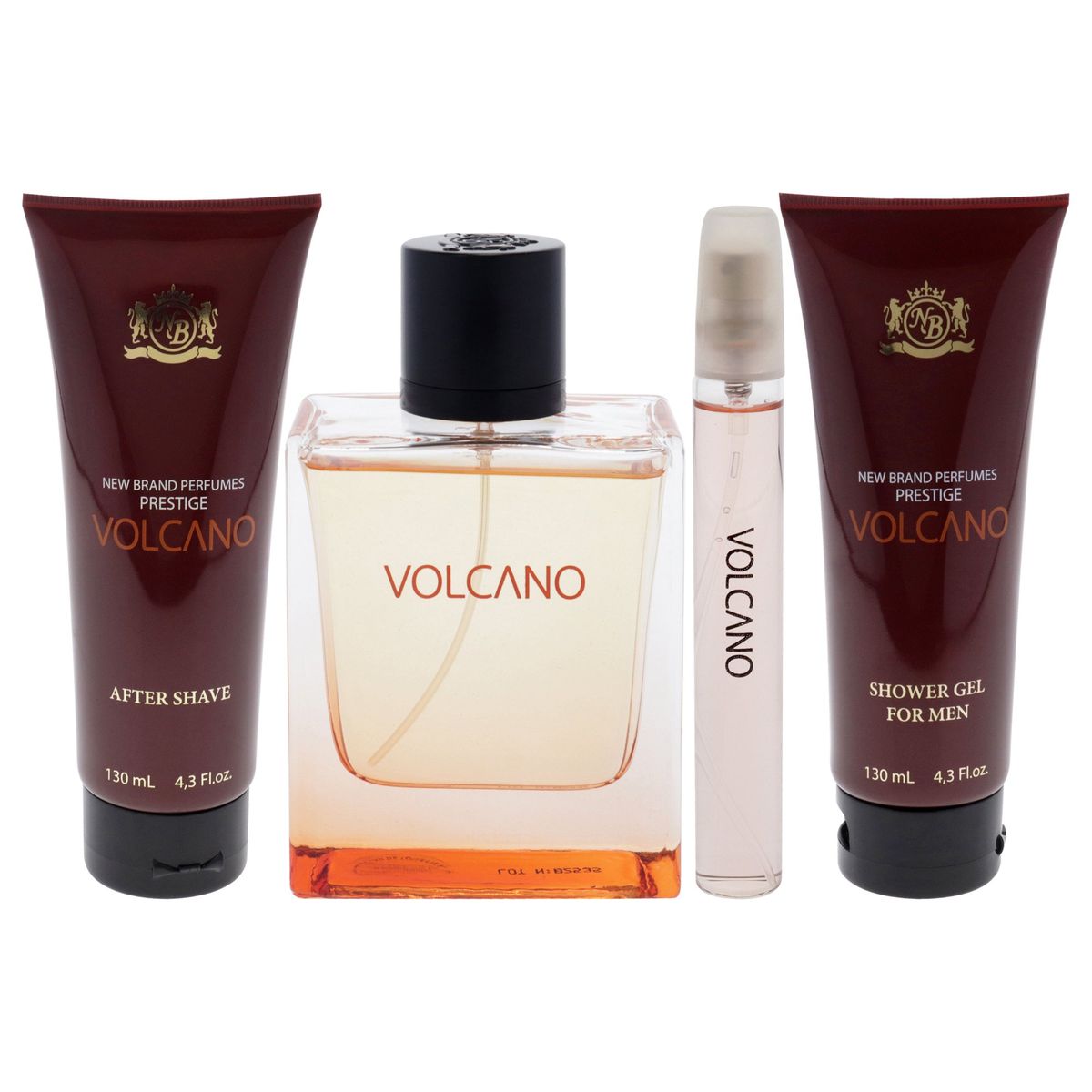 NEW BRAND - Prestige Volcano Gift Set EDT100ml+MiniEDT15ml+Gel New Brand