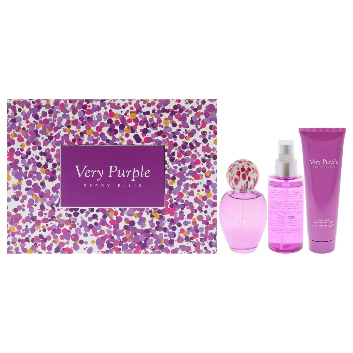 PERRY ELLIS - Perry Ellis Very Purple EDP100ml+Loción Gift Set Perry Ellis