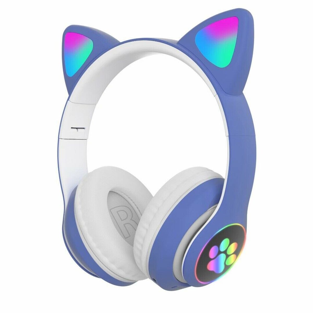 GENERICO - Audifono Bluetooth Orejas de Gato Con Microfono Rosado