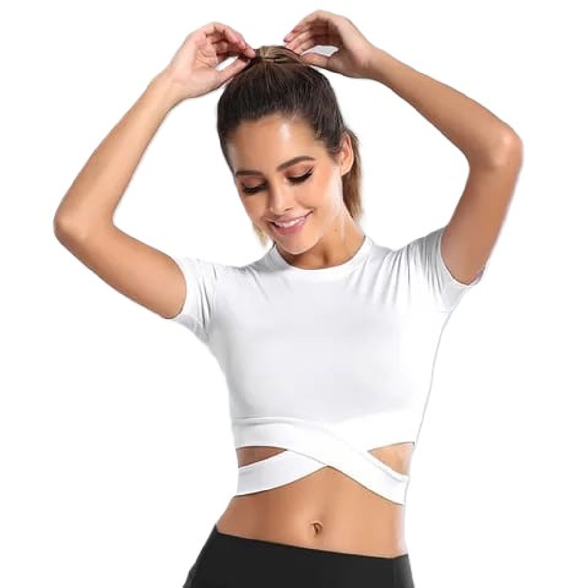 EPAUS - Polo Top Deportivo Mujer con Manga Corta