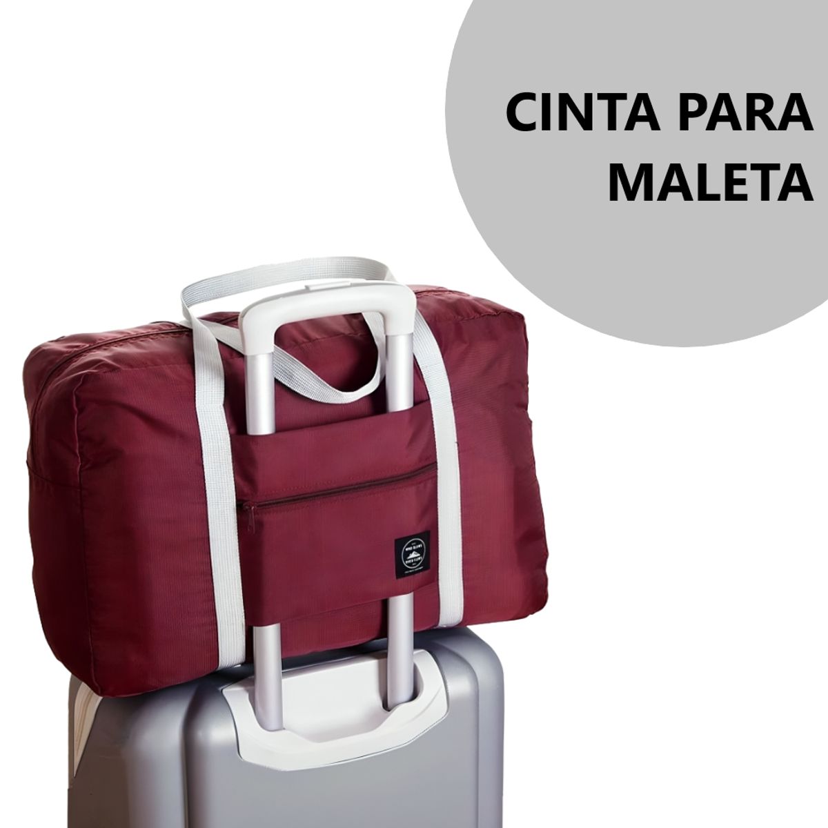GENERICO - Set  x2 Bolsos de mano para viaje plegable de nylon - 45 x 17 x 30 cm