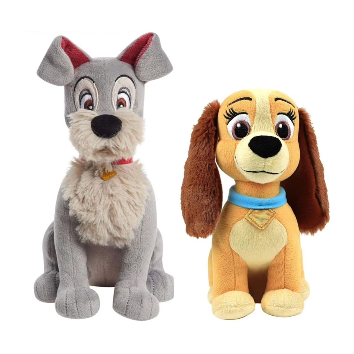JUST PLAY - LA DAMA Y EL VAGABUNDO - PACK PELUCHES ORIGINAL DISNEY