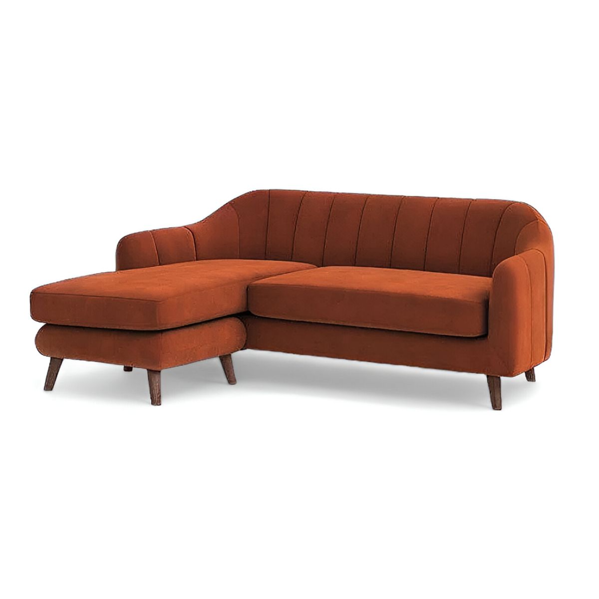 HOGAR & SPACIOS - HYS SECCIONAL IZQUIERDO VIDI NARANJA