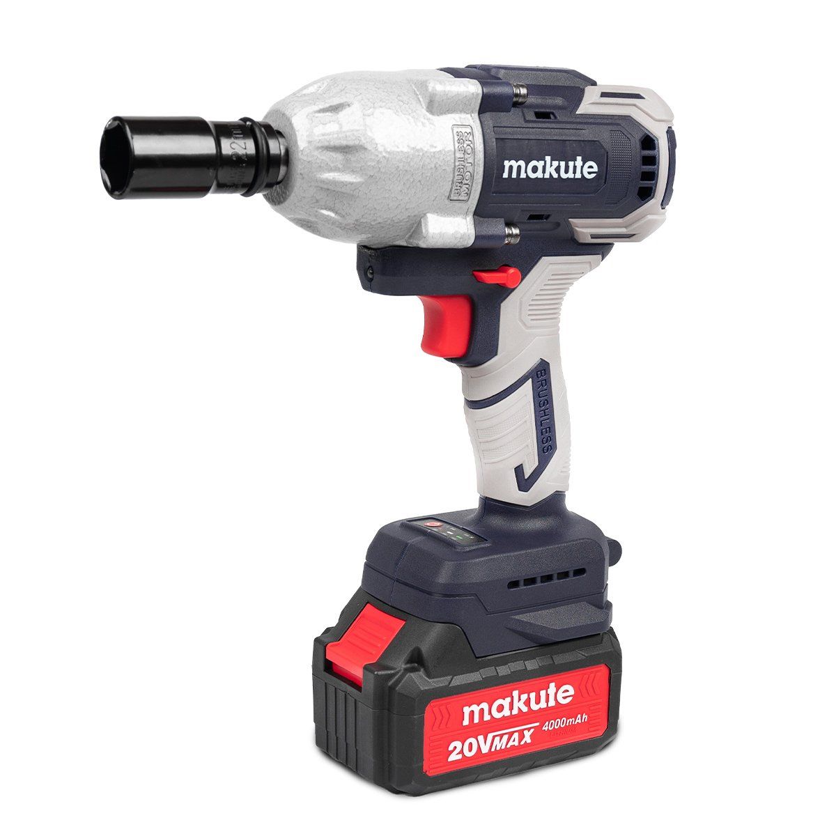 MAKUTE - Llave de Impacto Industrial - 20V - 800Nm - BRUSHLES INALAMBRICO - MAKUTE