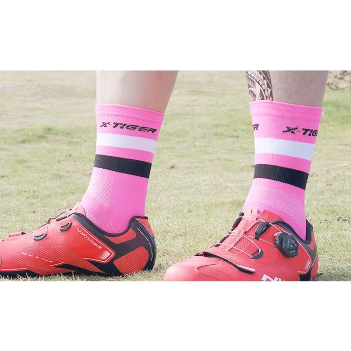 X TIGER - Calcetines de ciclismo TIGER