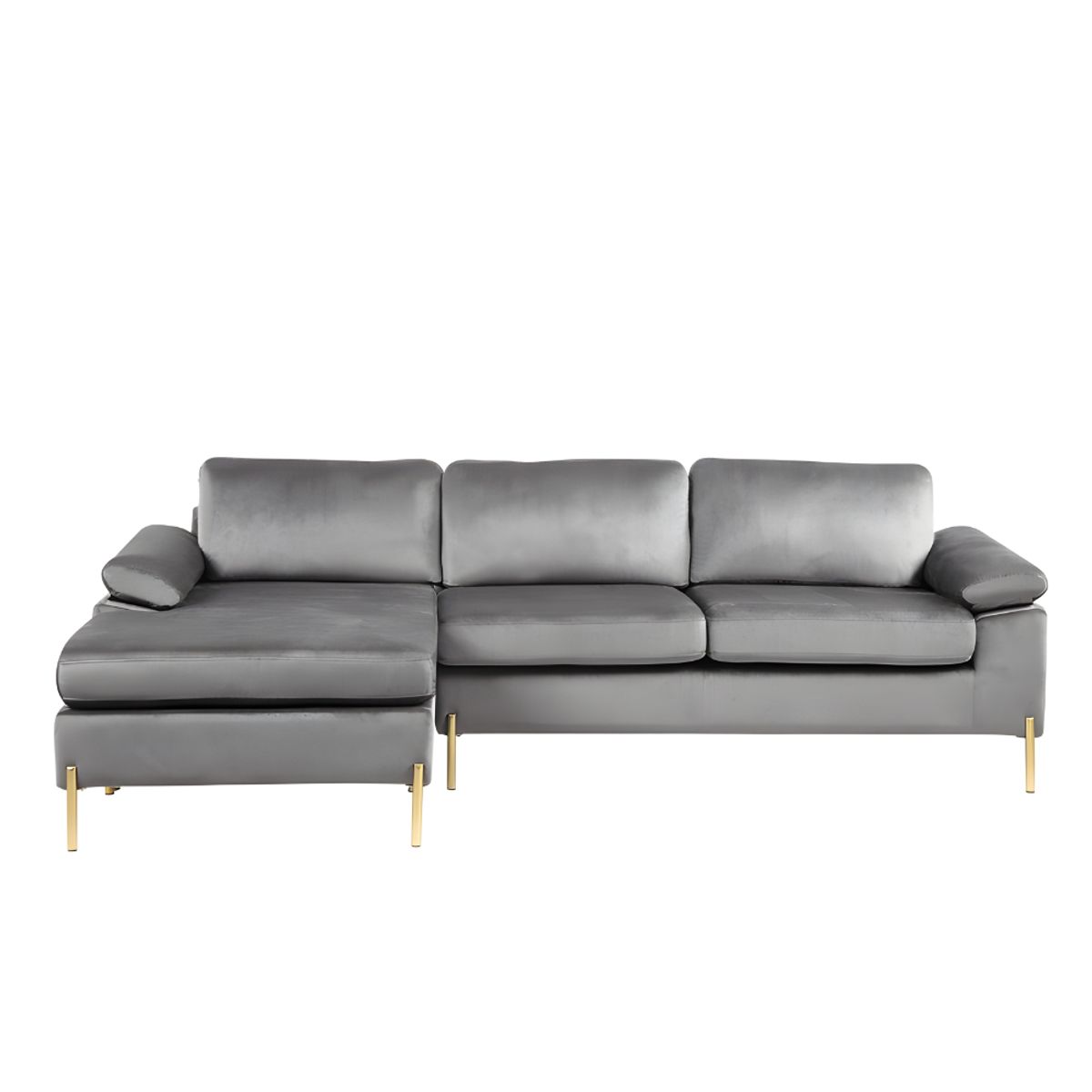 HOGAR & SPACIOS - HYS SECCIONAL DERECHO KLOE GRIS