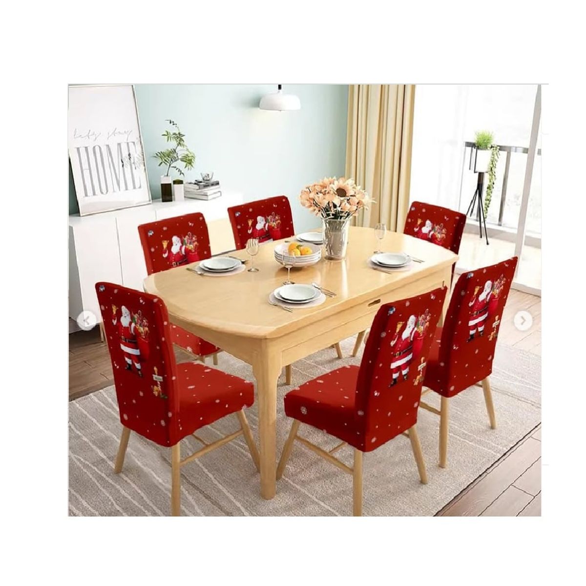 OTTOWARE - Funda de Navidad para 6 Sillas Colores Variados