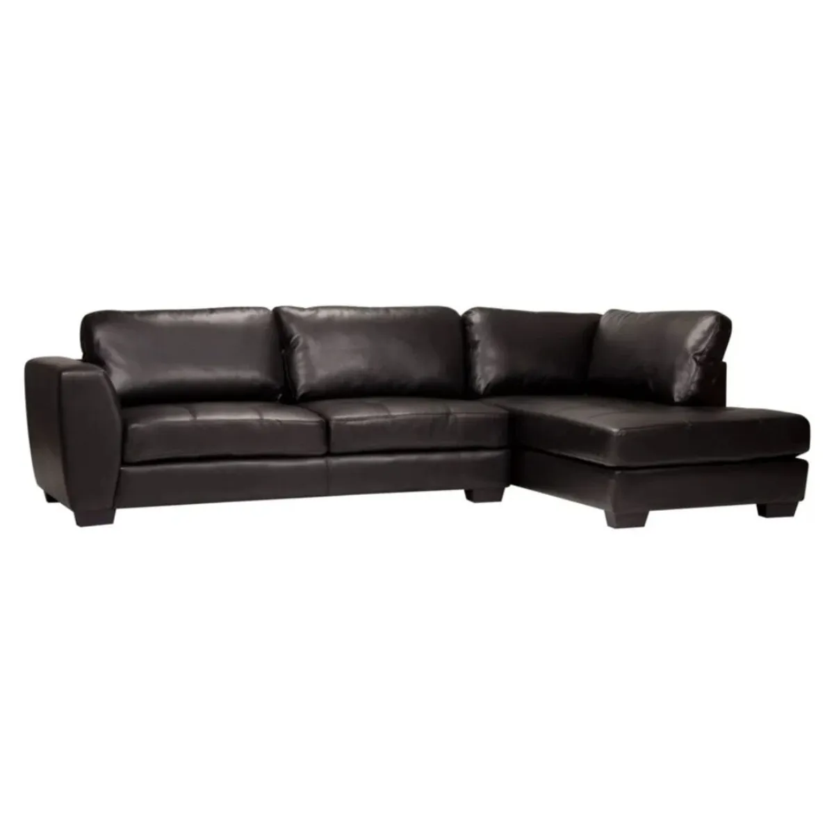 HOGAR & SPACIOS - HYS SECCIONAL DERECHO AMANECER MARRON OSCURO