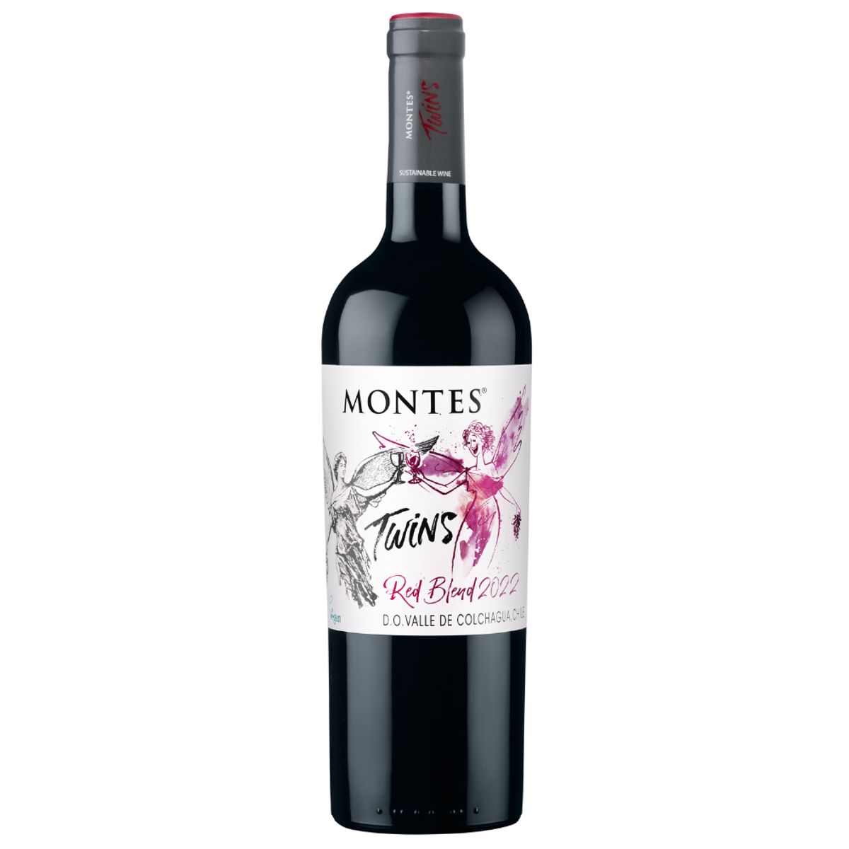 MONTES - Vino MONTES Twins Red Blend Botella 750 ml