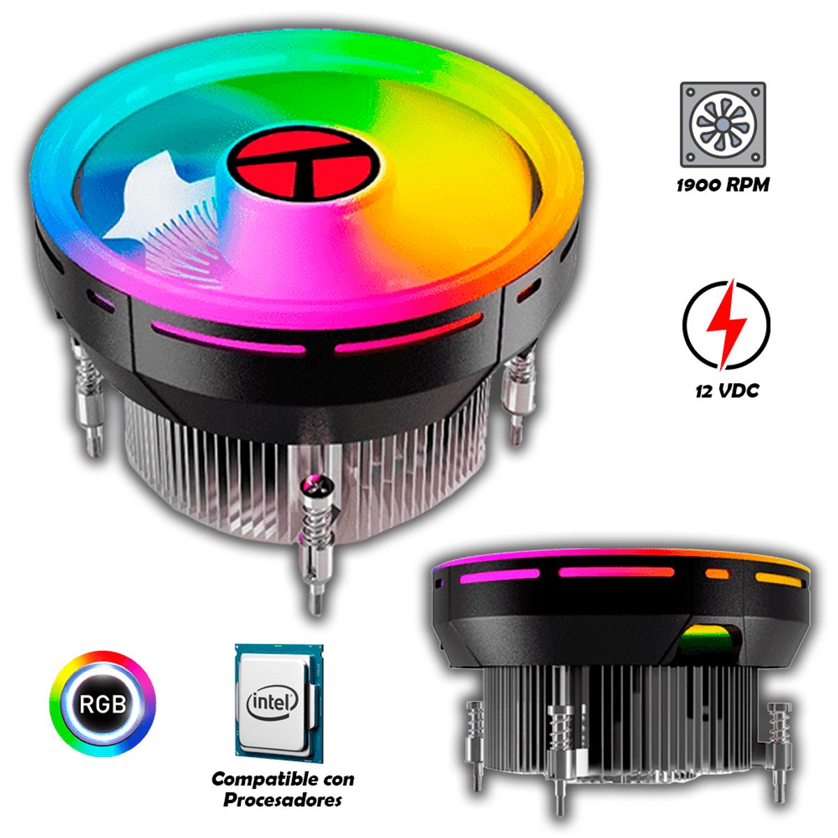 TEROS - COOLER PARA CPU TE-8161N RGB