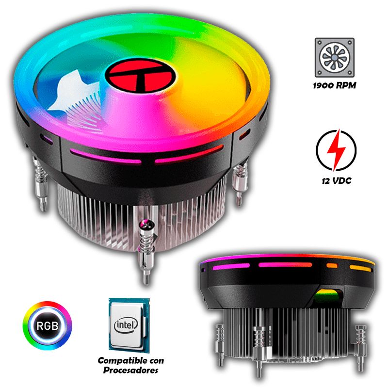TEROS - COOLER PARA CPU TE-8161N RGB