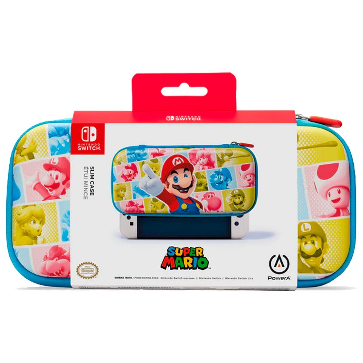 POWER A - Estuche original Slim Case Oled Super Mario