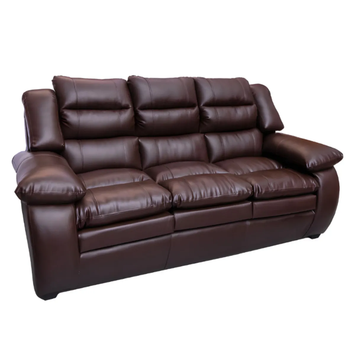 HOGAR & SPACIOS - HYS SALA 3 2 1 MESA CENTRO MAGERE MARRON OSCURO